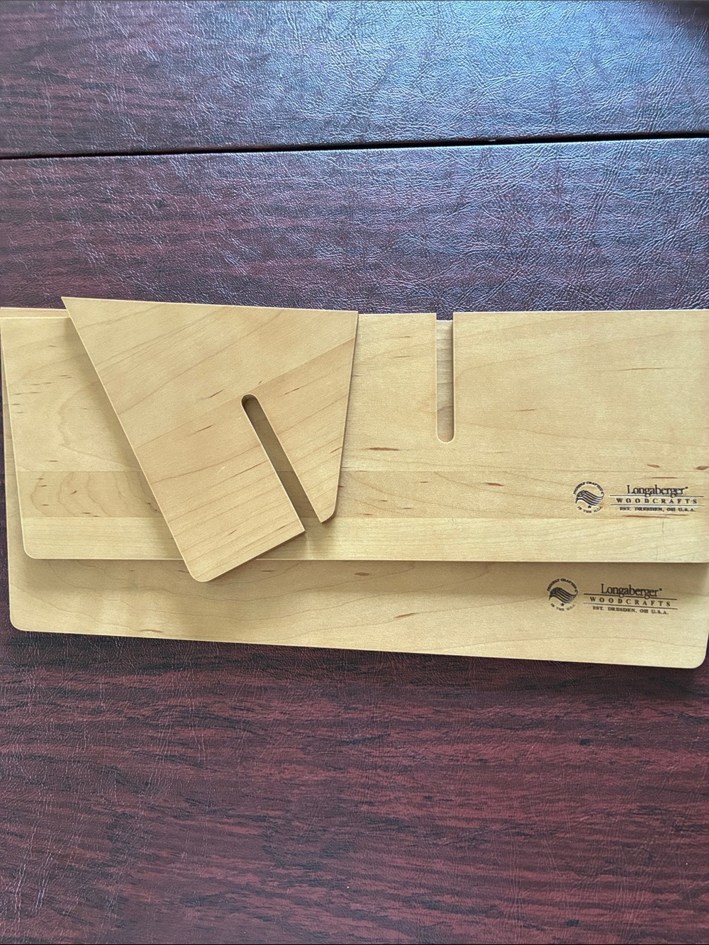 Longaberger Wood Craft Divider for Large Desktop Basket